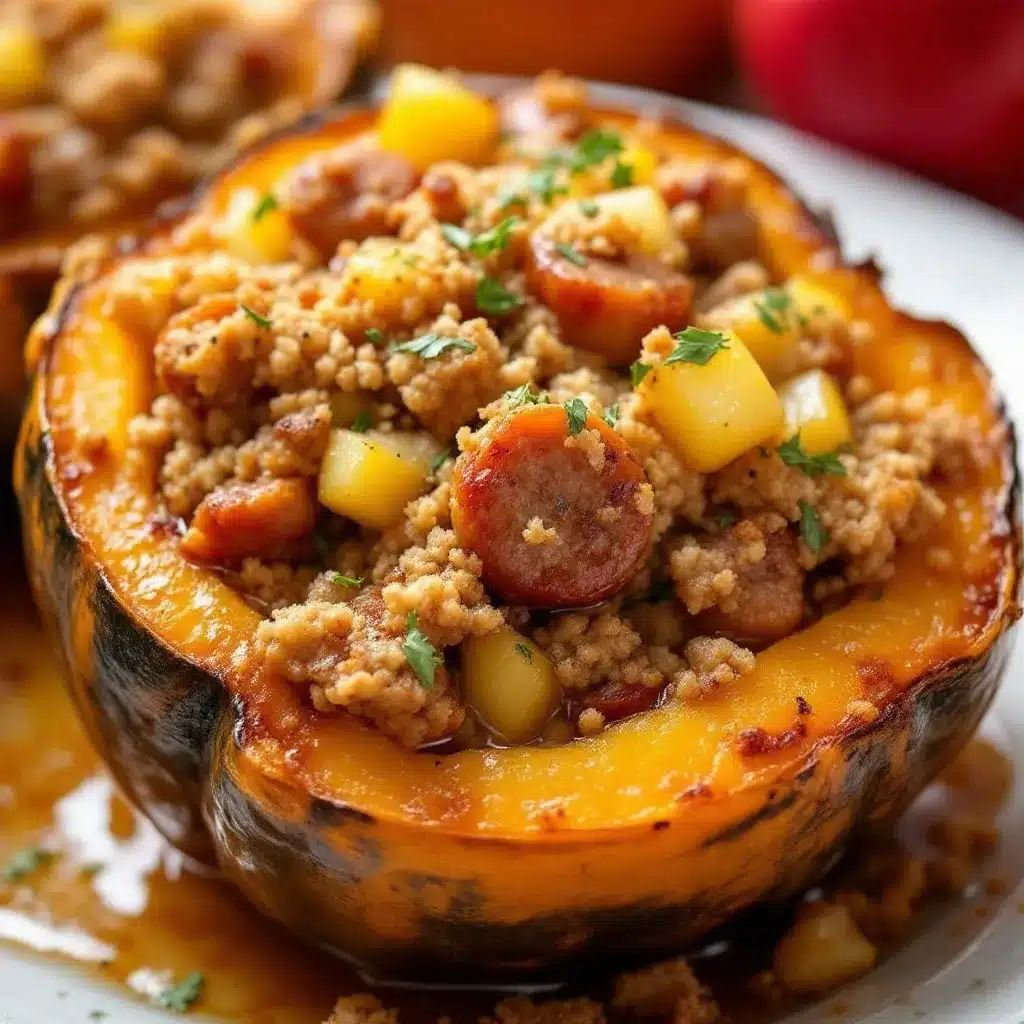 stuffed acorn squash preparation steps